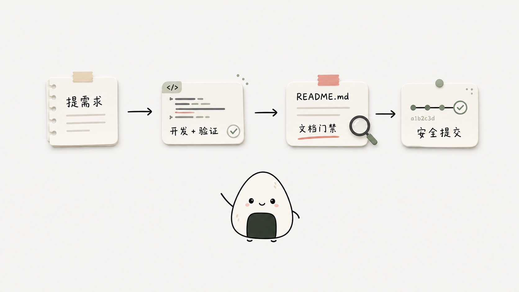 需求、开发验证、文档门禁与安全提交的完整工作流 fantuan-illustration-04.png 需求、开发验证、文档门禁与安全提交的完整工作流 fantuan-illustration-04.png 